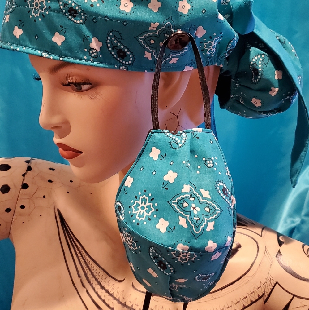 Surgical cap and mask - Picture 2 of 6
